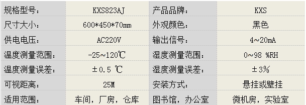 KXS823AJ性能参数